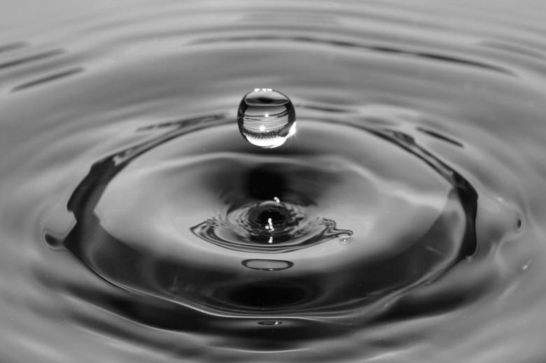 Wassertropfen Nahaufnahme