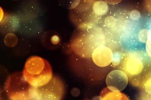 Bokkeh mit Licht und Partikelchen